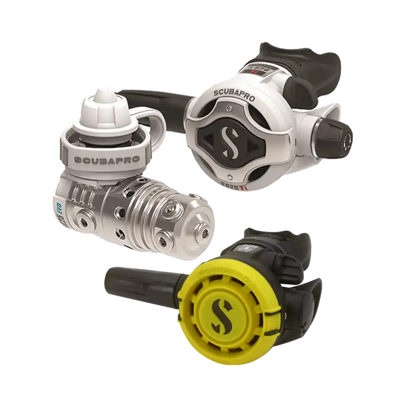 Regulator Set MK25 EVO DIN / S620Ti white / R105 Octopus wo Accessories Abverkauf