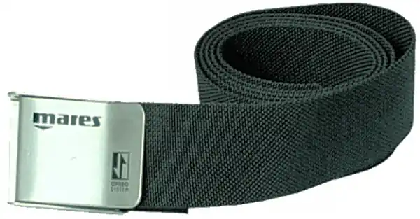 Must-Have Bleigurt von Mares mit Edelstahlschnalle schwarz
