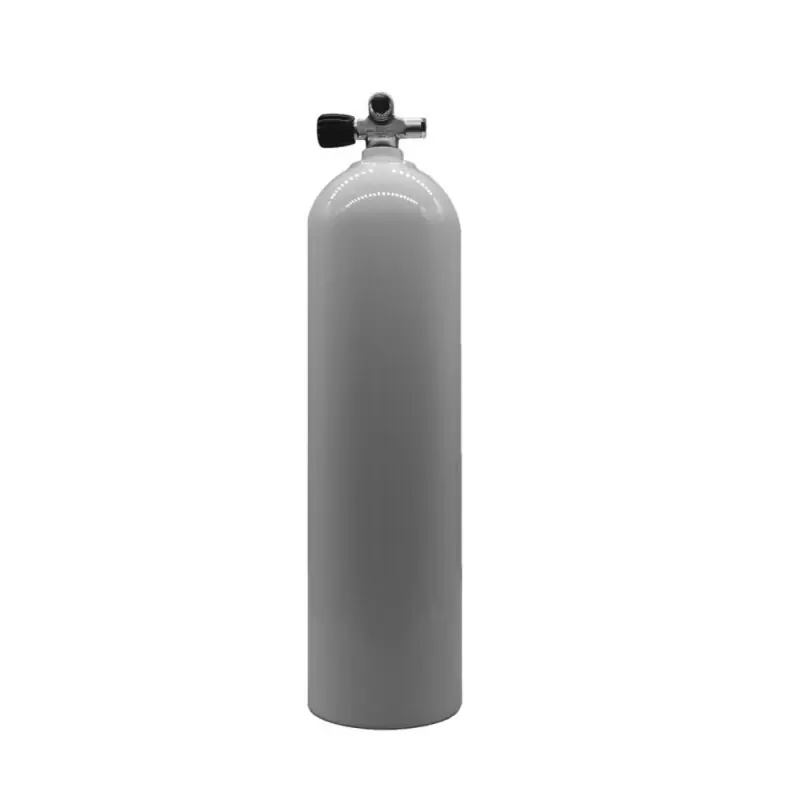 Sonderaktion MES 11,1 L, Aluflasche weiß 207 bar mit Ventil 12544-LI
