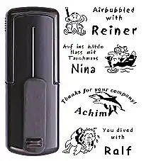 Smart-stamp - Größe 47 x 18 mm - Farbe schwarz Meistverkauft
