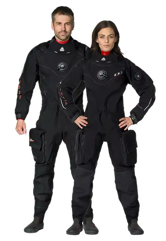 Neue Kollektion Waterproof Trockentauchanzug D1 Hybrid ISS - Damen - Größe L