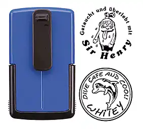 Smart-stamp - Größe ø 30 mm Geprüft