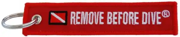 M&M Schlüsselanhänger - Remove before Dive - Nur Heute