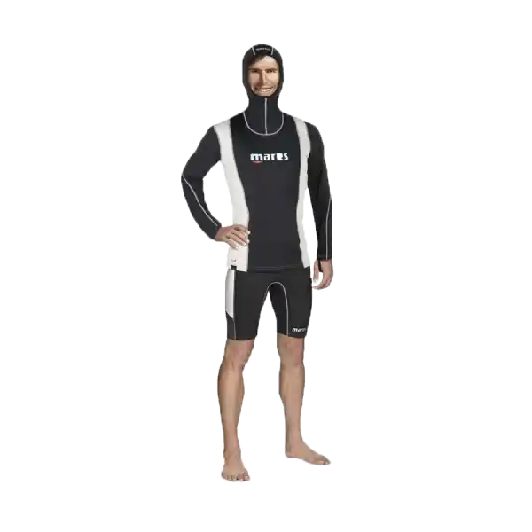Mares - Fire Skin - Long Sleeve hooded - Herren - Gr M - Auslaufartikel - Rabatt