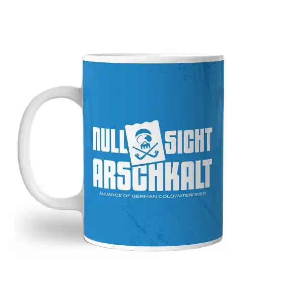 Nur Für Kurze Zeit Jumbotasse Logo NULL SICHT - ARSCHKALT