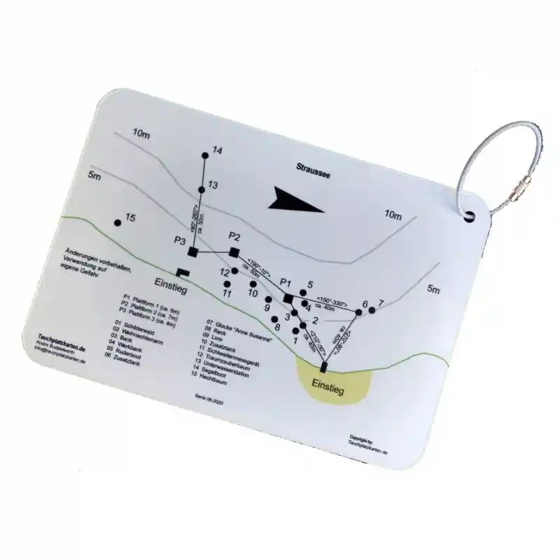 Sub Base Tauchplatzkarte - Straussee Sonderangebot
