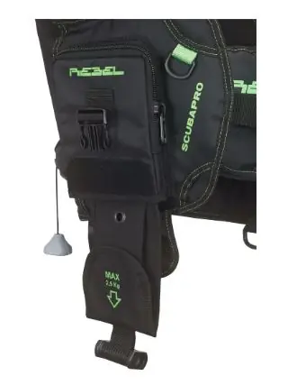 Scubapro Rebel Pocket weight kit small diver Schnäppchen