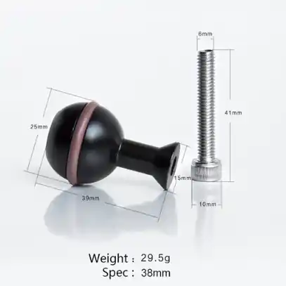Divevolk - Kugeladapter M6 - M6 ball head Neuheit