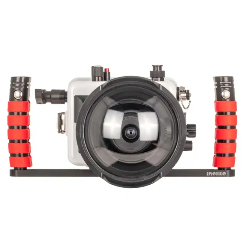 Kracherpreis Ikelite - Canon R100 Paket - 200DLM/D Underwater Housing mit Dome Port, doppel Handgriff & Vakuum