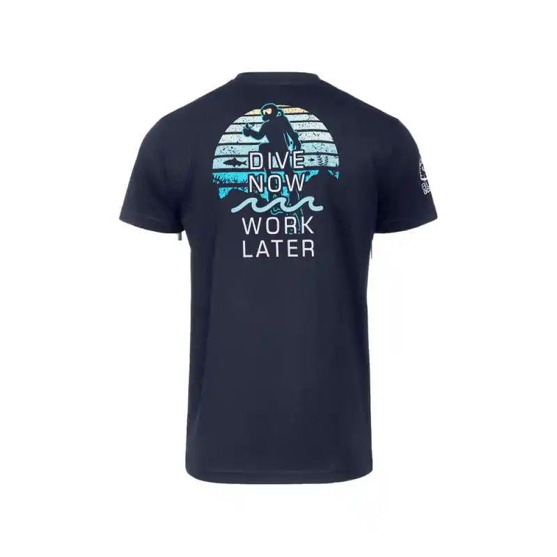 SSI - Dive Now Work Later - T-Shirt Rundhals - Herren Preisreduziert