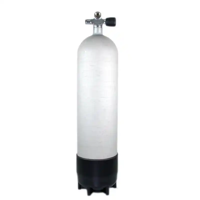 Polaris - Faber (leicht) - 12 Liter lang, 200 Bar, hot dipped - TG mit Ventil 12544-Rechts inkl. Fuß Bestseller
