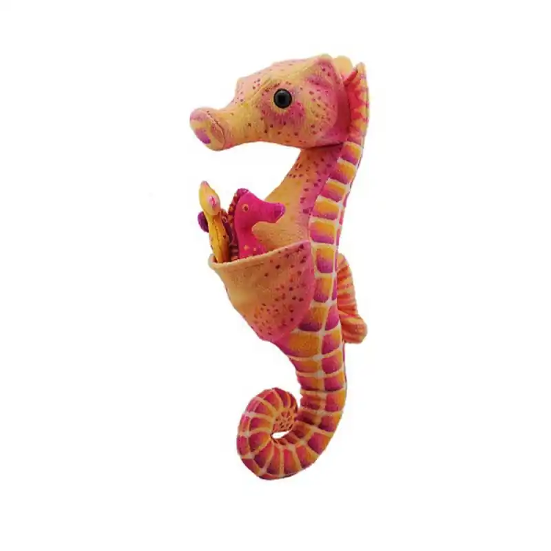 Sichere Zahlung Plüschtier von Wild Republic - Seepferdchen-Papa mit drei Babys - ca 30 cm