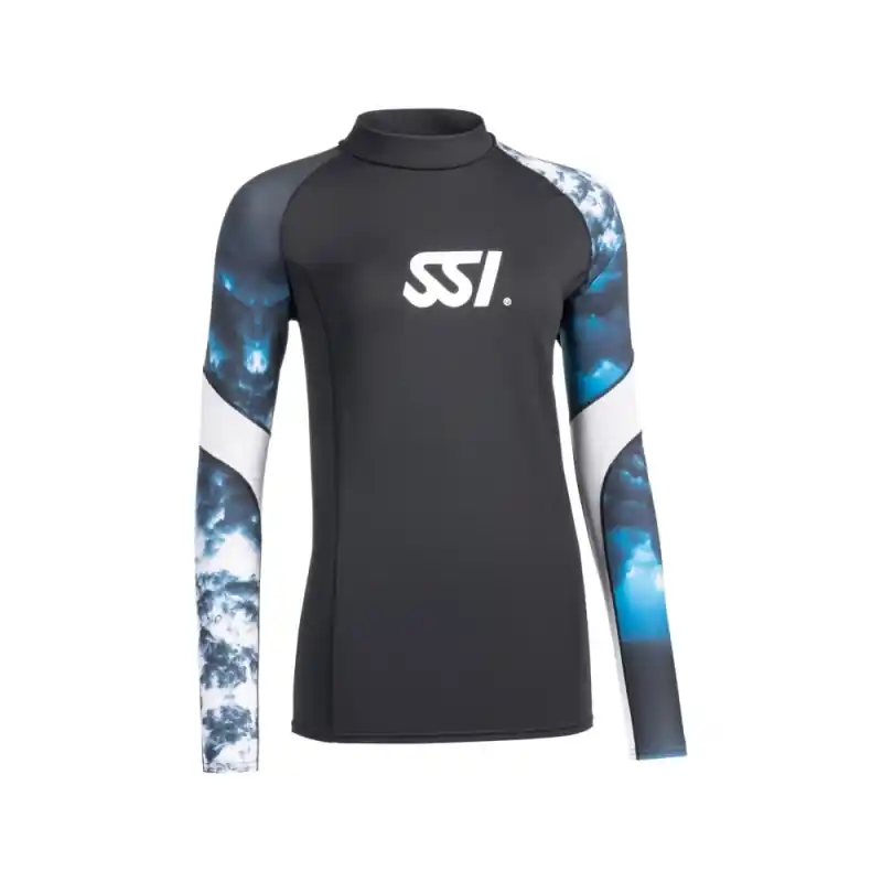 SSI - Blue Oceans Rash Guard - L/S Loose Fit - Frauen Markenprodukt