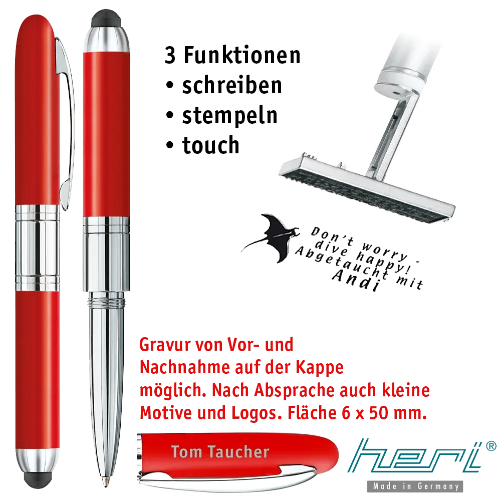 Letzte Chance Sub-Base - Smart-Pen - Farbe Rot
