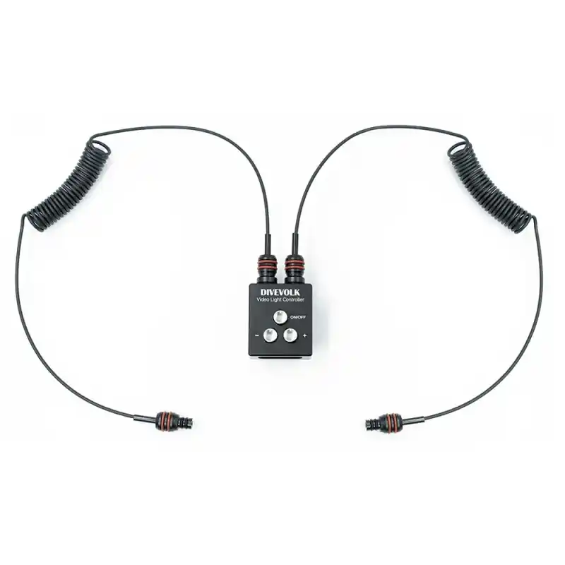 Preiswert Divevolk - Fernbedienung mit 2 Stück Glasfaserkabel für SL50/SL120 Videoleuchte