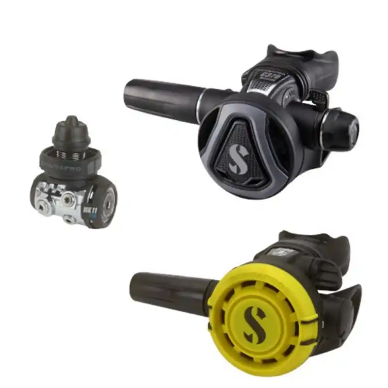 Preis Gesenkt Scubapro - MK11 Evo DIN 300/C370/R105 Octopus - Atemregler-Set - Farbe Schwarz/Graphit