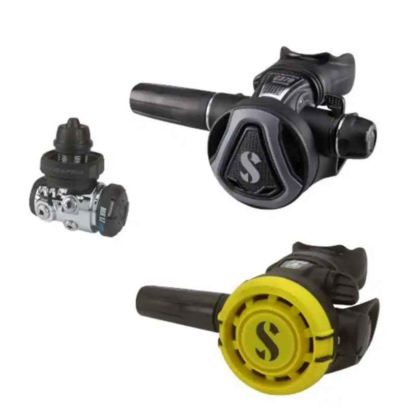Scubapro - MK17 Evo 2 DIN 300/C370/R105 Octopus - Atemregler-Set - Farbe Schwarz/Graphit Sofort Bestellen