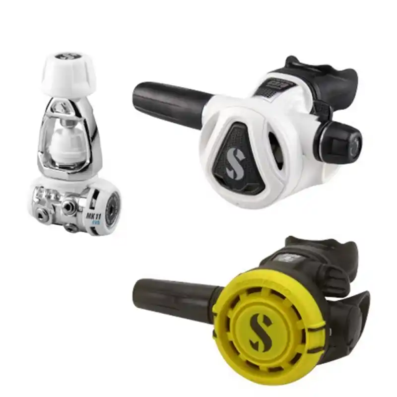 Top-Angebot Scubapro - MK11 Evo INT 232/C370/R105 Octopus - Atemregler-Set - Farbe White Edition