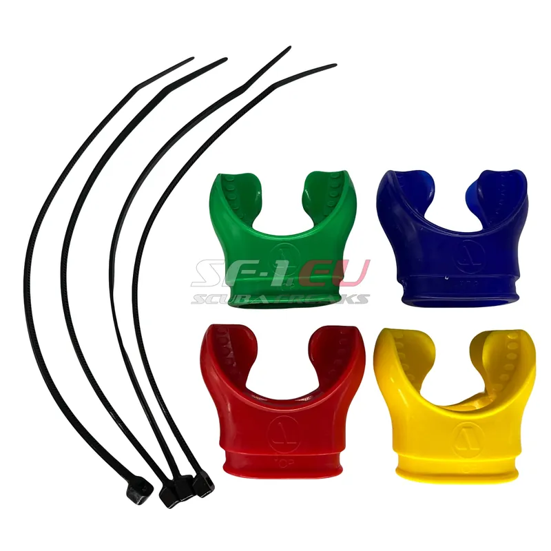 Apeks Mundstück Set aus 4 Mundstücken rot blau gelb grün (AP1434/K) Begrenztes Angebot
