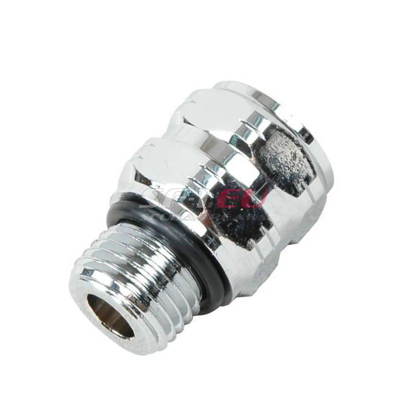 SF-1 Atemregler 1. Stufe Adapter 1/2" Reduzierstück 1/2" Aussengewinde auf 3/8" Innengewinde Knallerangebot