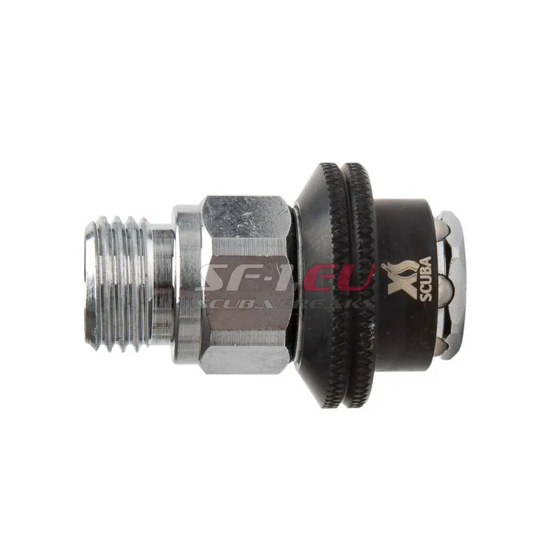 Aktuell Atemregler Schlauchadapter 9/16" Aussengewinde auf Inflatorschlauch-buchse (ca 7,8 mm)