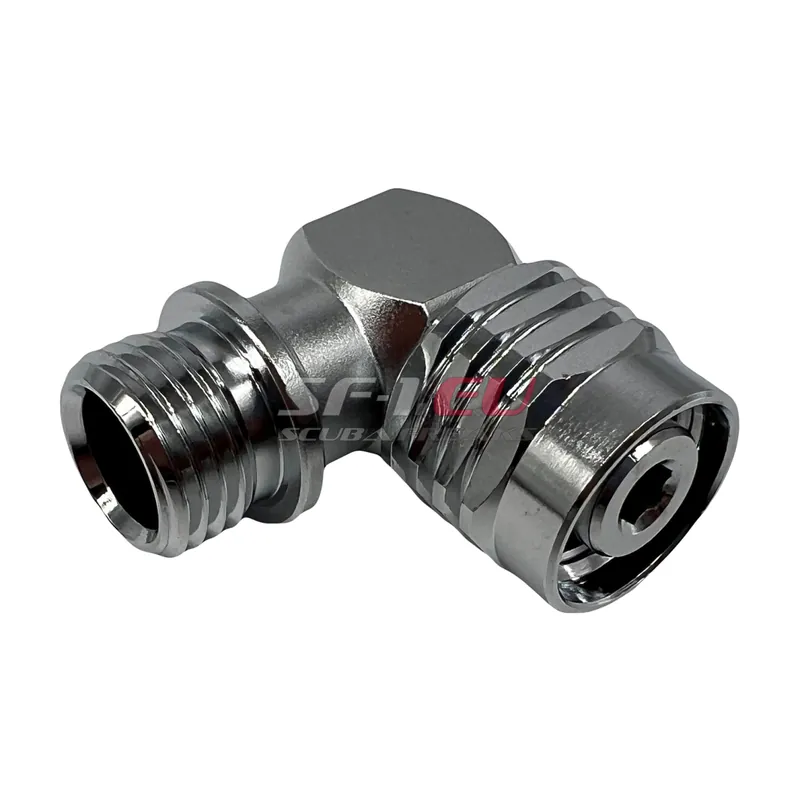Atemregler 90 Grad Winkel für die 2. Stufe 9/16" Ausseng. auf 9/16" Inneng. Sofort Bestellen