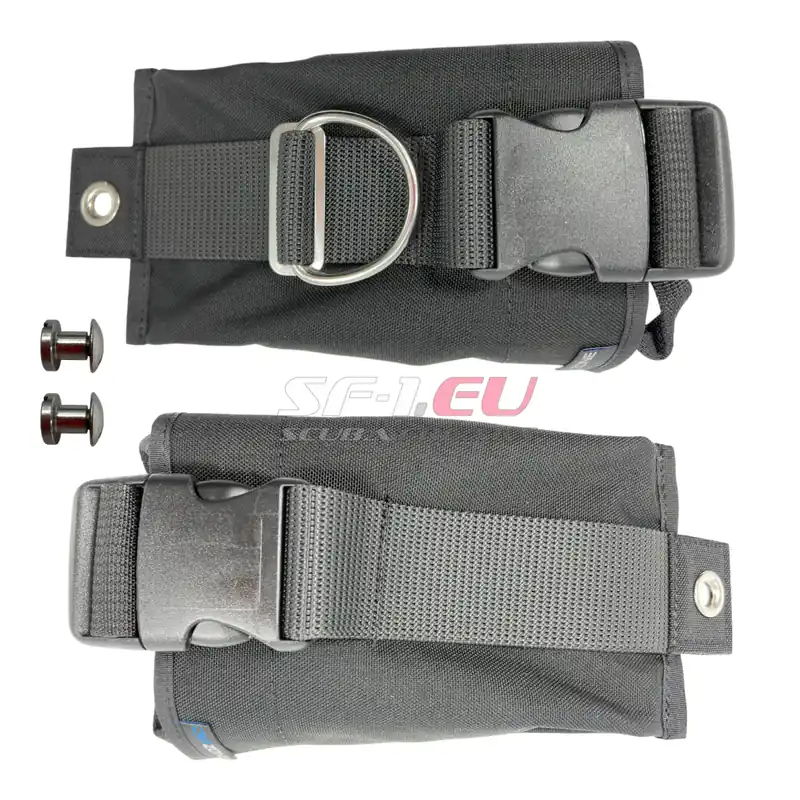 Abverkauf DirZone Backplate Bleitaschen HORIZONTAL je 4,5 kg (2 Stück im Set)