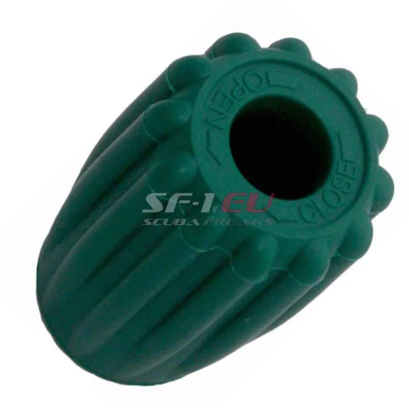 Schneller Versand Handrad Rubber Knob Thermo XS Scuba - dunkelgrün