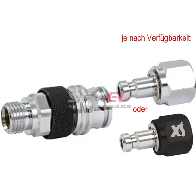 Atemregler Quick Disconnect - Set aus male & female Seite für die 2. Stufe 9/16" Kracherpreis
