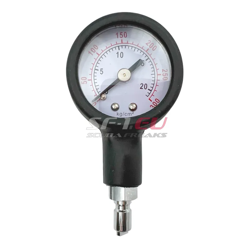 SF-1 Atemregler Mitteldruck Prüfmanometer zur Atemreglereinstellung Neu Im Sortiment