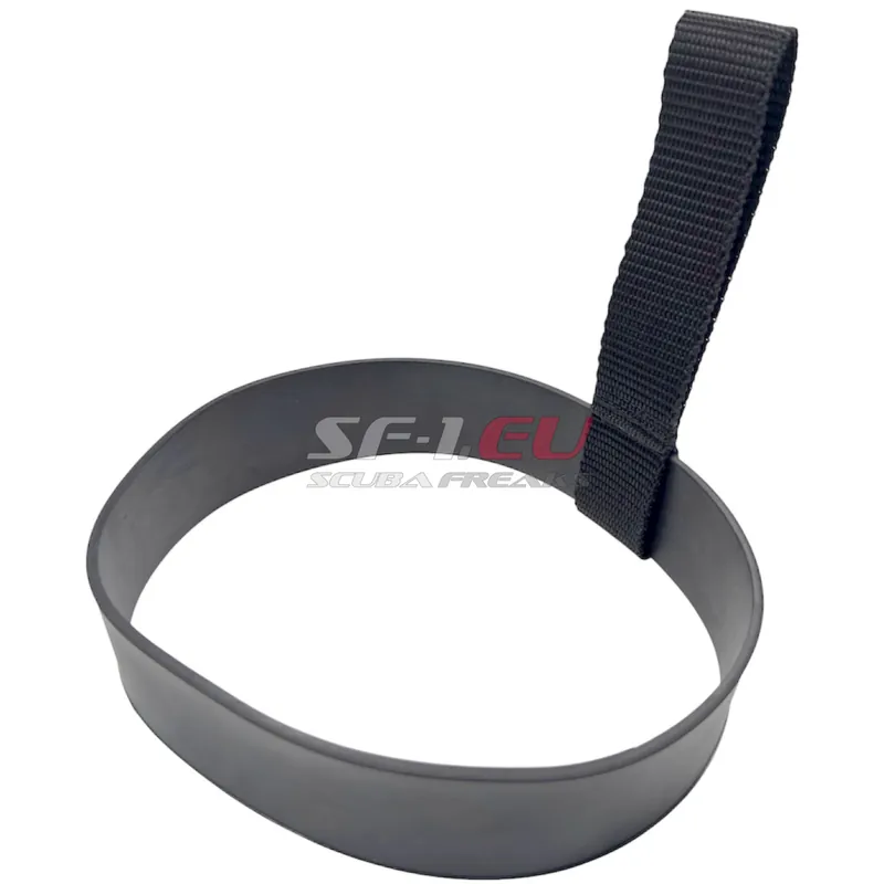 Sonderangebot Stage / Sidemount Rubber Strap mit Schlaufe