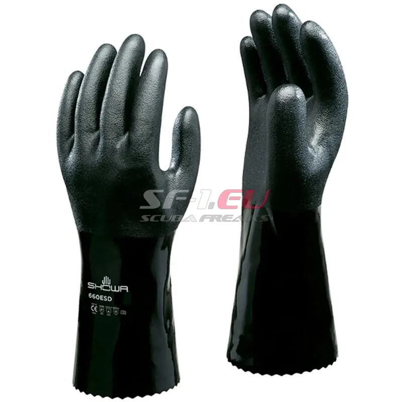 Neuheit Showa Trockentauch-Handschuh (schwarz) ohne Innenhandschuh Gr. 10 XL