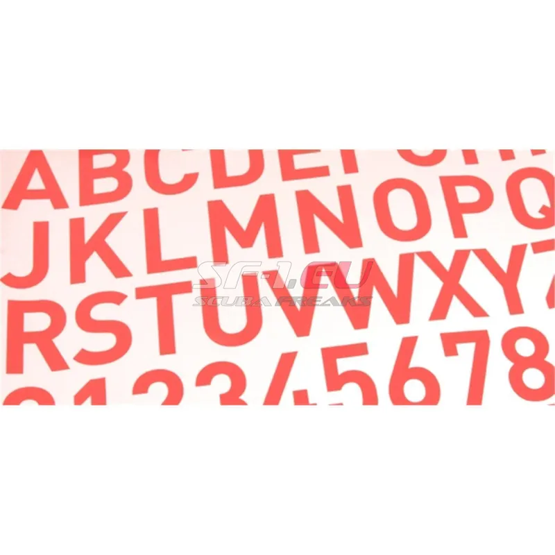 Saisonangebot Buchstabe Reflektionsfolie 10 cm, rot