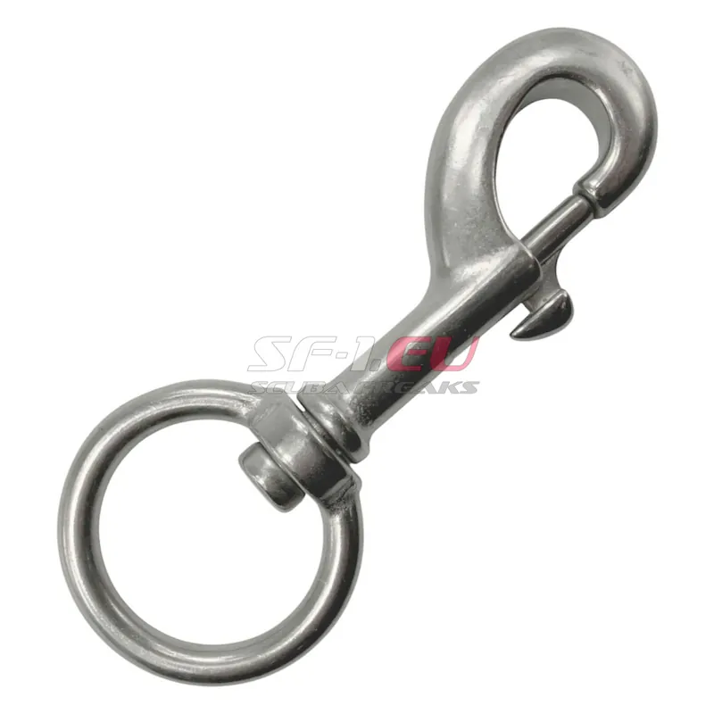 Bolt Snap 120 mm ‘rundes‘ Auge Edelstahl Neu