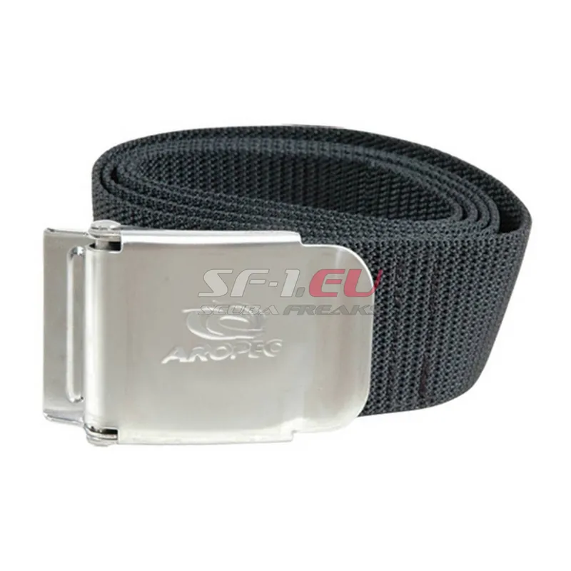 Bleigurt schwarz, 50 mm Gurtband 155 cm lang mit V4A-Edelstahlschnalle Sonderangebot