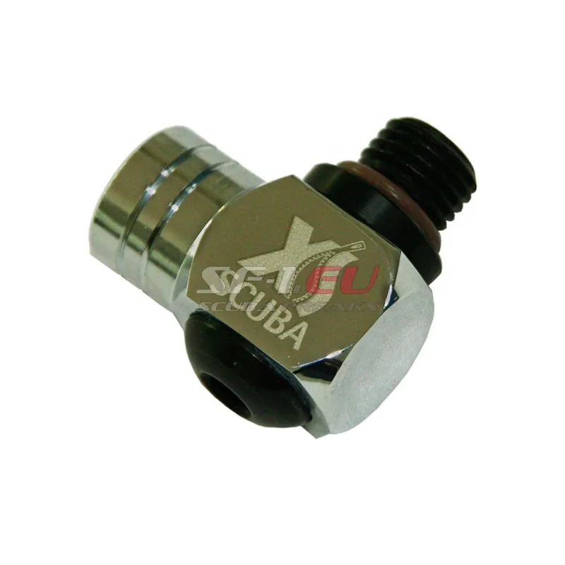 Atemregler 1. Stufe Hochdruck Adapter 7/16" 90 Grad Winkel, drehbar Neuheit