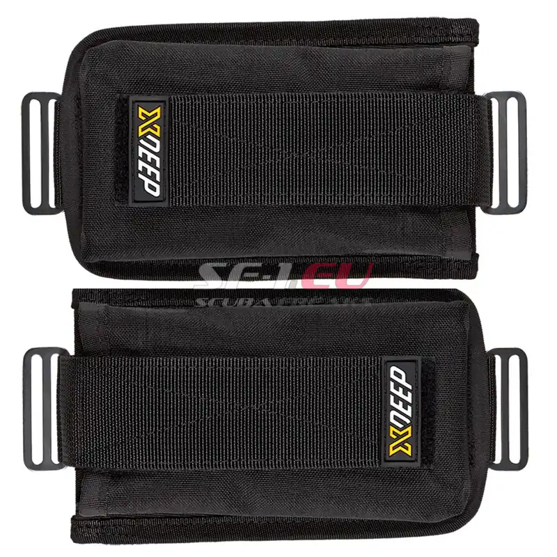 XDEEP Sidemount Trimmbleitaschen L (2 Stück im Set) - 3kg pro Tasche Nur Für Kurze Zeit