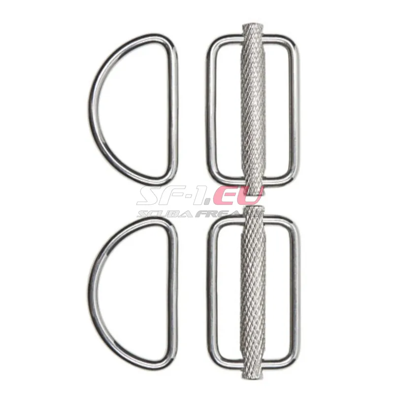 Edelstahl D-RING (Set aus 2 Stk) XDEEP slideable ring - verschiebbar Online Kaufen