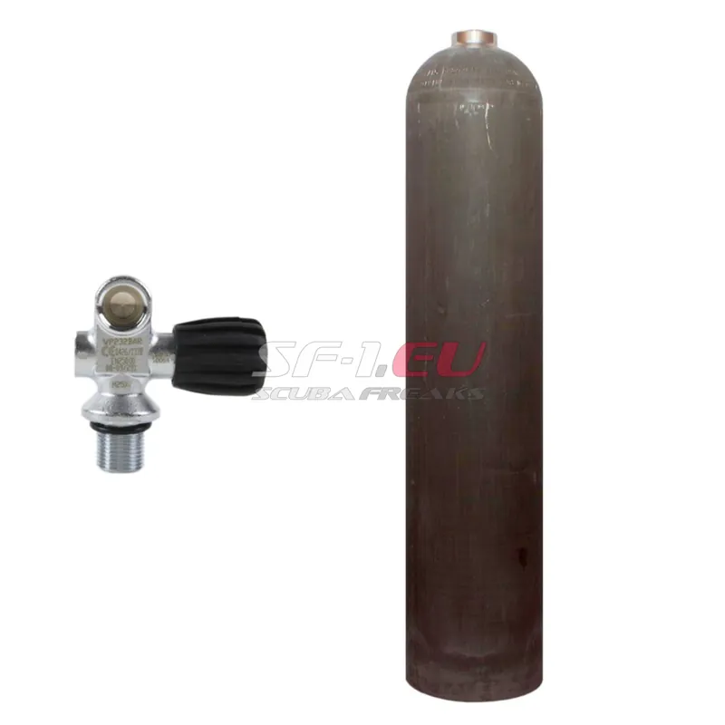 40 cf Aluflasche natur MES mit Monoventil (Rubber Knob rechts) Jetzt Bestellen