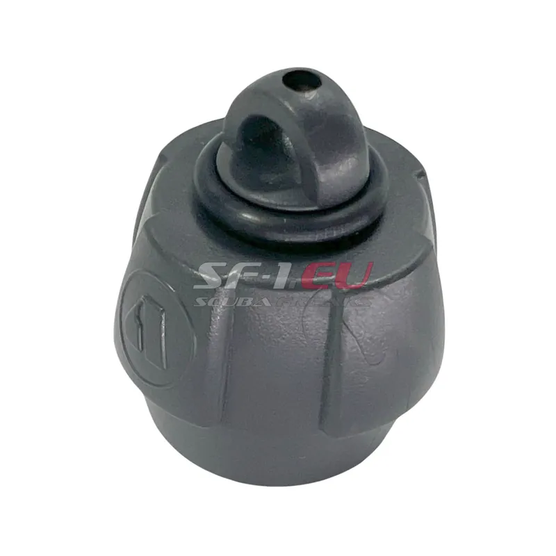 Super-Preis G5/8 Atemregler Schutzkappe Apeks / Staubschutzkappe DIN 232 bar mit Ersatz O-Ring - grau