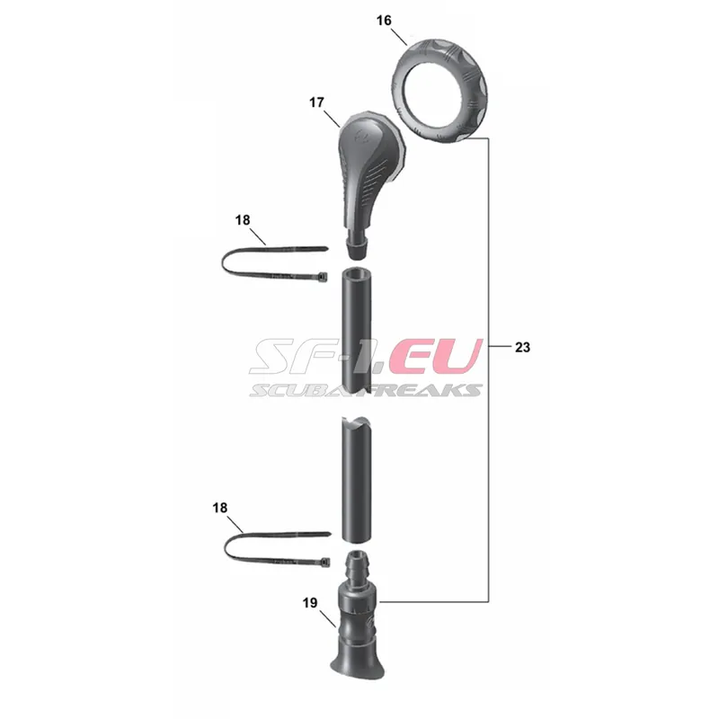 AquaLung i3 Oral Inflator Einheit komplett Preis Gesenkt