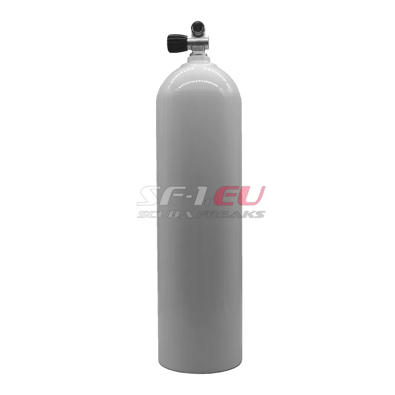 80 cf Aluflasche weiß MES mit Polaris Monoventil (Rubber Knob links) Rabatt
