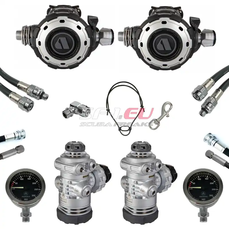 Heißes Angebot Apeks MTX-RC Sidemount Set DIN - Komplettset nach Wahl