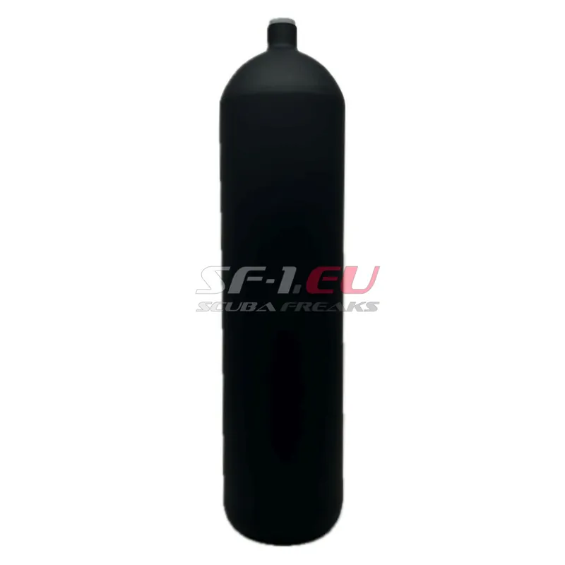 12 l konkav 232 bar Stahlflasche schwarz ECS M25*2 ohne Ventil Neue Ware