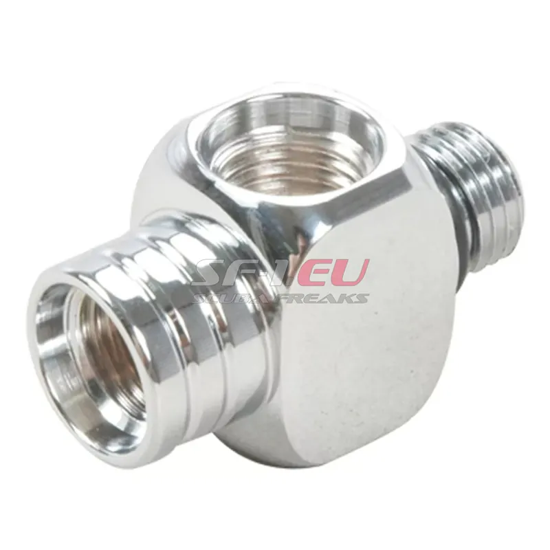 Angebot Atemregler 1. Stufe 7/16" Verteiler 1 x 7/16" Aussengewinde auf 3 x 7/16" Innengewinde