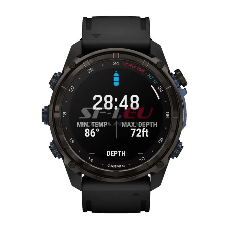 GARMIN Descent Mk3i 51 mm grau mit schwarzem Silikonarmband Preisreduziert