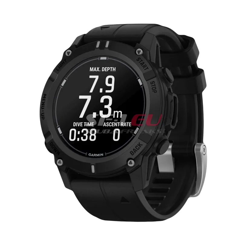 Testcenter Kaution für GARMIN Descent G2 schwarz mit Silikonarmband Markenware