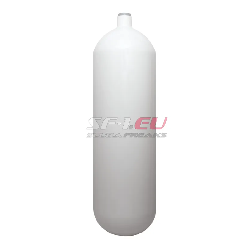 10 l konvex 232 bar Stahlflasche weiß ECS M25*2 ohne Ventil Sale