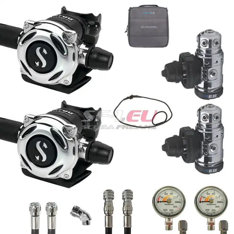 Sonderaktion Scubapro MK19 EVO - A700 Sidemount Set DIN SF-1 Edition