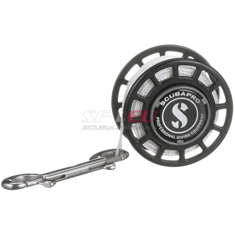 Scubapro S-Tek Spinner-Spool mit 105 mm Edelstahl Doppelender Neue Ware
